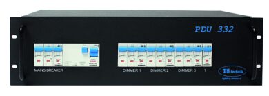 Distribuce napájení PDU 332 - 3x400V/32A,1x230V/16A,proud.chránič  (1023PDU332)