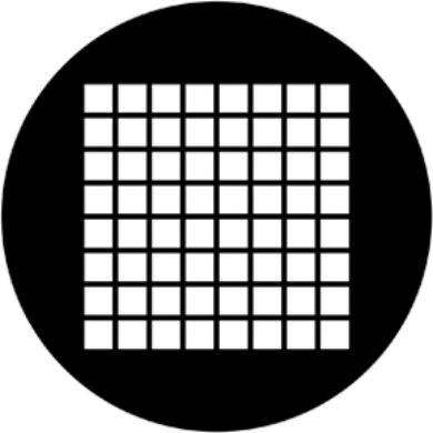 gobo 78041 - Small Squares  (78041)