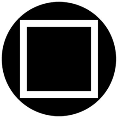 gobo 81116 - Square Outline  (81116)