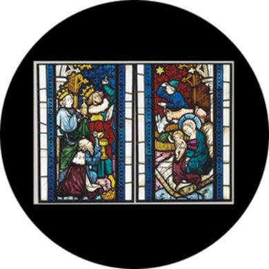 gobo 86674 - Nativity Stained Glass  (86674)