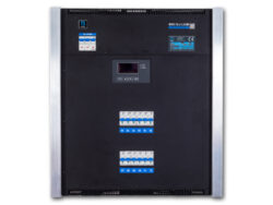 WDS 12x1,2 - The dimming equipment WDS 12 enables connecting of twelve circuits with the load of 1.2 kW or 2.3 kW per circuit. The fully digital control unit enables user setting of many functions. The unit is intended for fixed installation in theatres, community centers, TV studios etc.