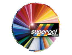 Supergel č.100 Frost - Rosco SUPERGEL je řada vysokoteplotních (HT), ohnivzdorných barevných filtrů.