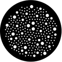 gobo 77053 - Dot Breakup (Med) - Ocelové  Gobo se vzorem.