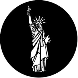 gobo 77307 - Statue of Liberty - Metal GOBO with pattern.