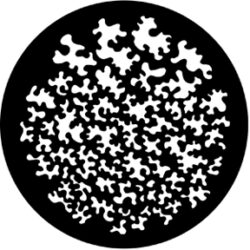 gobo 77447 - Leaf Breakup (Distorted) - Ocelov  Gobo se vzorem.