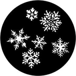 gobo 77772 - Snowflakes - Metal GOBO with pattern.