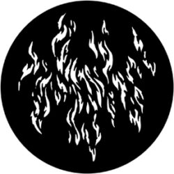gobo 77775 - Fire/Waves - Metal GOBO with pattern.