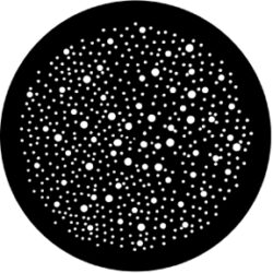 gobo 77807 - Dot Breakup (Small) - Metal GOBO with pattern.
