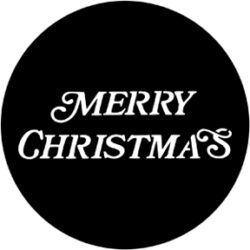 gobo 77939 - Merry Christmas - Metal GOBO with pattern.