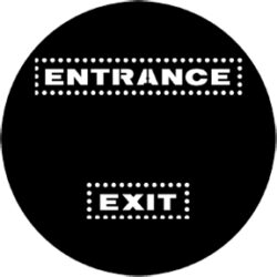 gobo 77971- Exit/Entrance - Ocelov  Gobo se vzorem.