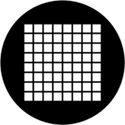 gobo 78041 - Small Squares - Ocelov  Gobo se vzorem.