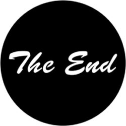 gobo 78120 - The End - Ocelov  Gobo se vzorem.