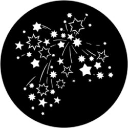 gobo 78123 - Stars 8 - Ocelov  Gobo se vzorem.