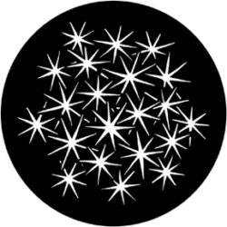 gobo 78124 - Sparkles - Ocelov  Gobo se vzorem.