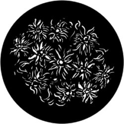 gobo 78178 - Floral 6 - Metal GOBO with pattern.