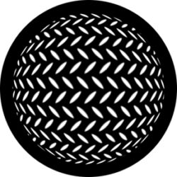 gobo 78444 - Diamond Sphere - Metal GOBO with pattern.