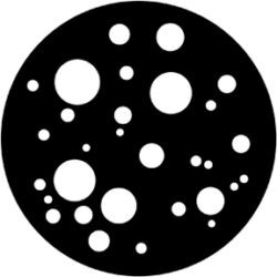 gobo 79078 - Bubbles (Large) - Ocelov  Gobo se vzorem.