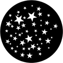 gobo 79225 - Stars 11 - Ocelov  Gobo se vzorem.