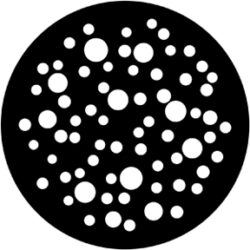 gobo 79653 - Bubbles (medium) - Ocelov  Gobo se vzorem.
