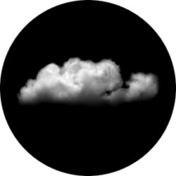 gobo 81183 - Ful Cloud - Skleněné Gobo se vzorem.