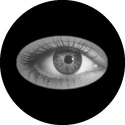 gobo 82204 - Eyeball - Glass GOBO with pattern.