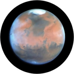 gobo 86664 - Mars - Skleněné Gobo se vzorem.