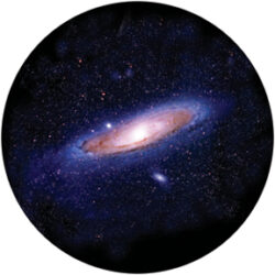 gobo 86665 - Galaxy Spiral - Skleněné Gobo se vzorem.