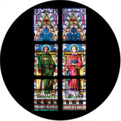 gobo 86672 - Liturgical Stained Glass - Glass GOBO with pattern.