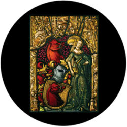 gobo 86673 - Medieval Stained Glass - Skleněné Gobo se vzorem.
