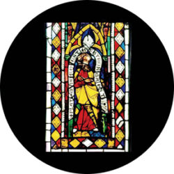 gobo 86675 - Comedia Stained Glass - Skleněné Gobo se vzorem.