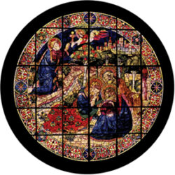 gobo 86676 - Devotional Stained Glass - Glass GOBO with pattern.